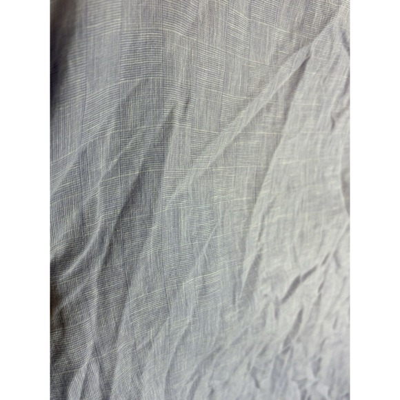 Men's MICHAEL KORS Purple Linen Blend Size XL Button Front Shirt - Picture 3 of 8